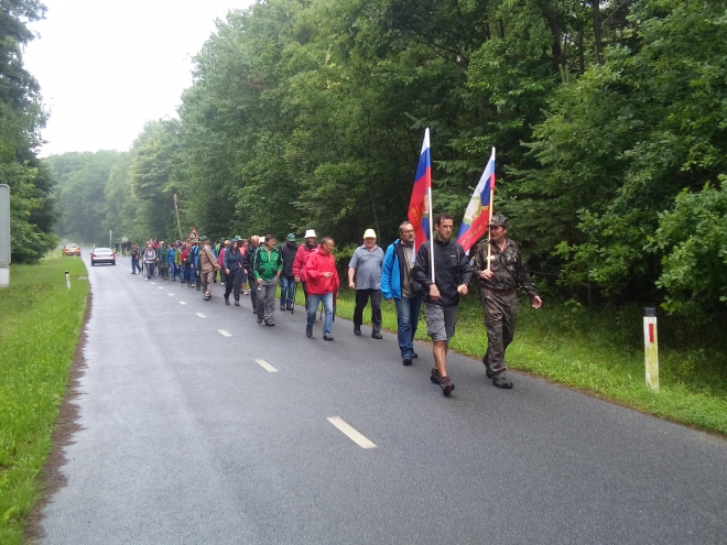 Izvedba 9. pohoda ob Dnevu državnosti